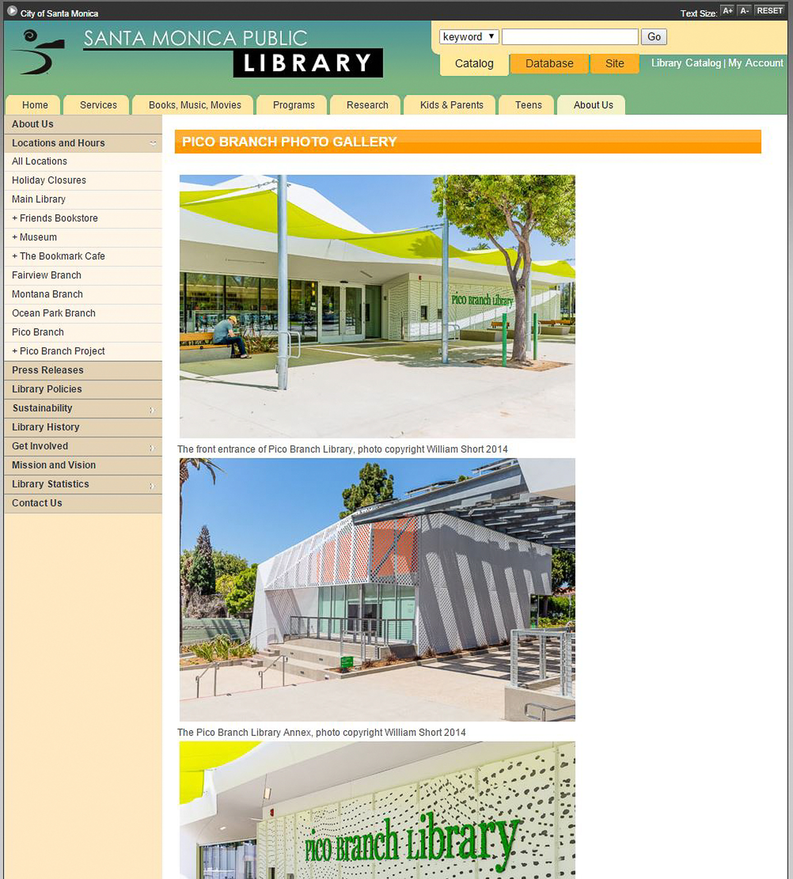 2014 Pico Library site